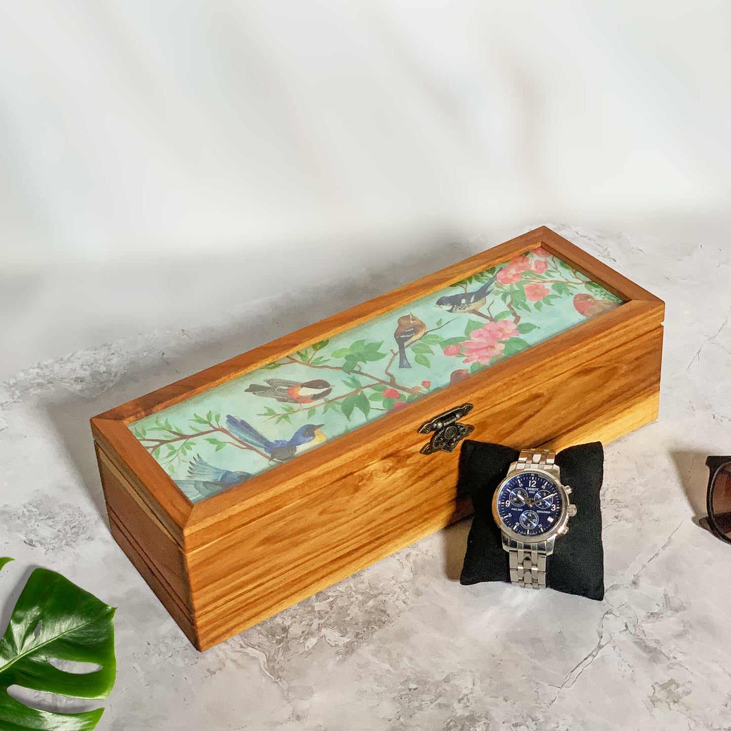 Studio Decorai Watch Box Morning Chatter - Wooden Watch Box