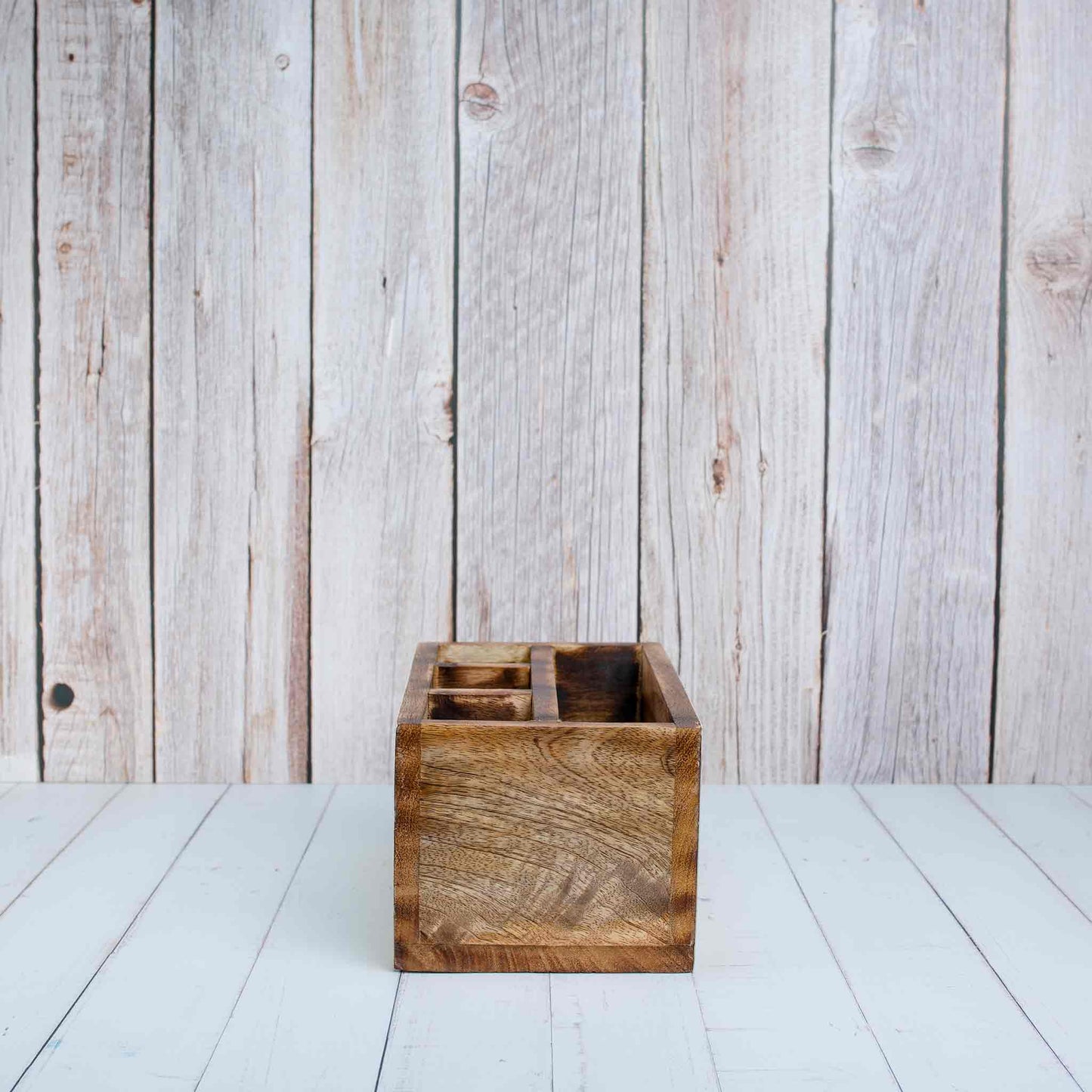 Studio Decorai Cutlery Holder Matsya - a tale of Fish - Madhubani Themed Wooden Cutlery Holders