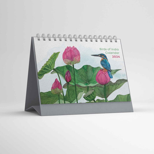 Studio Decorai Birds of India - 2024 Desk Calendar