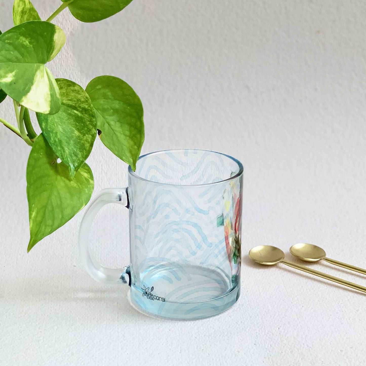 Studio Decorai Koi Pond - Clear Glass Mug