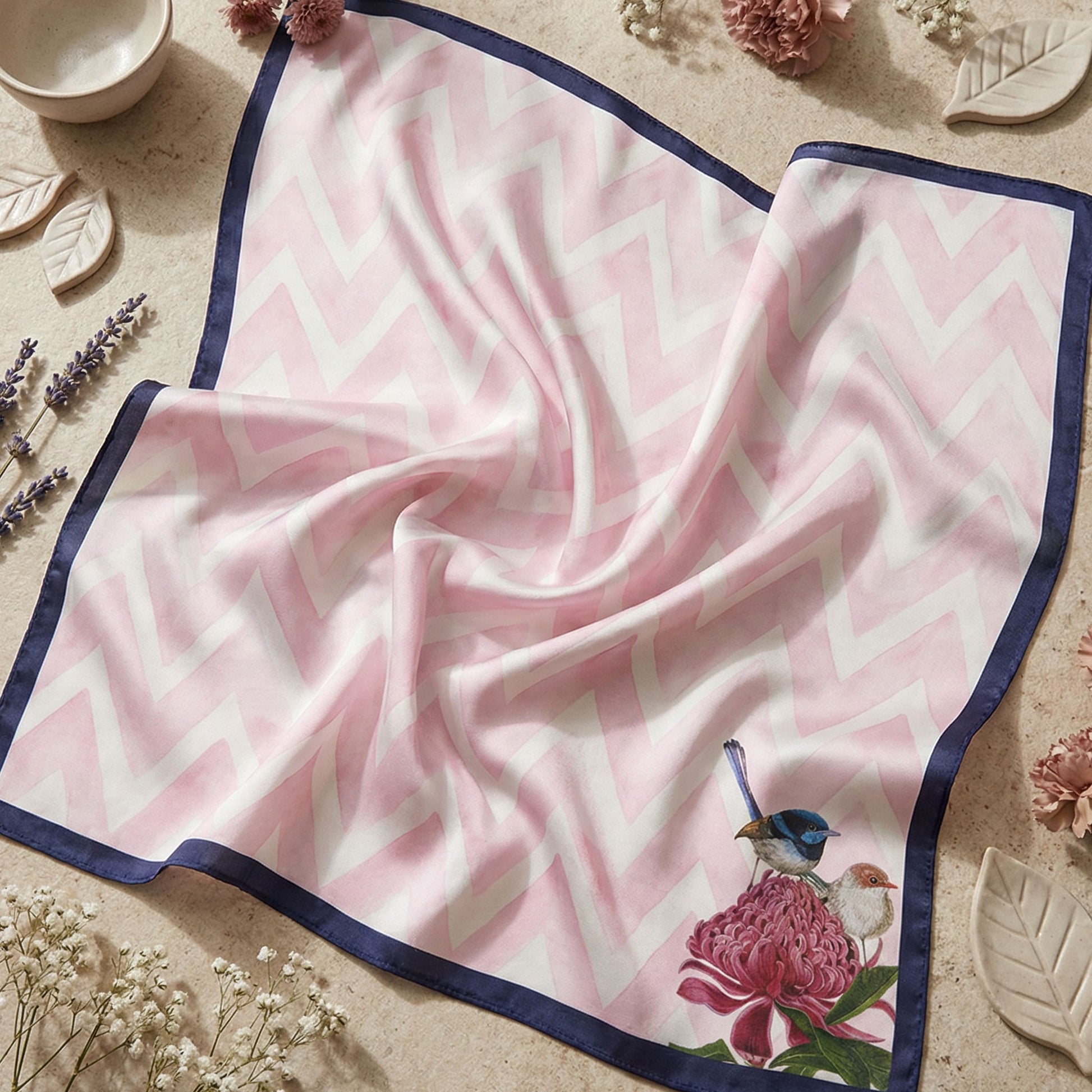 Studio Decorai Scarf Phool Pakhi - Silk Scarf