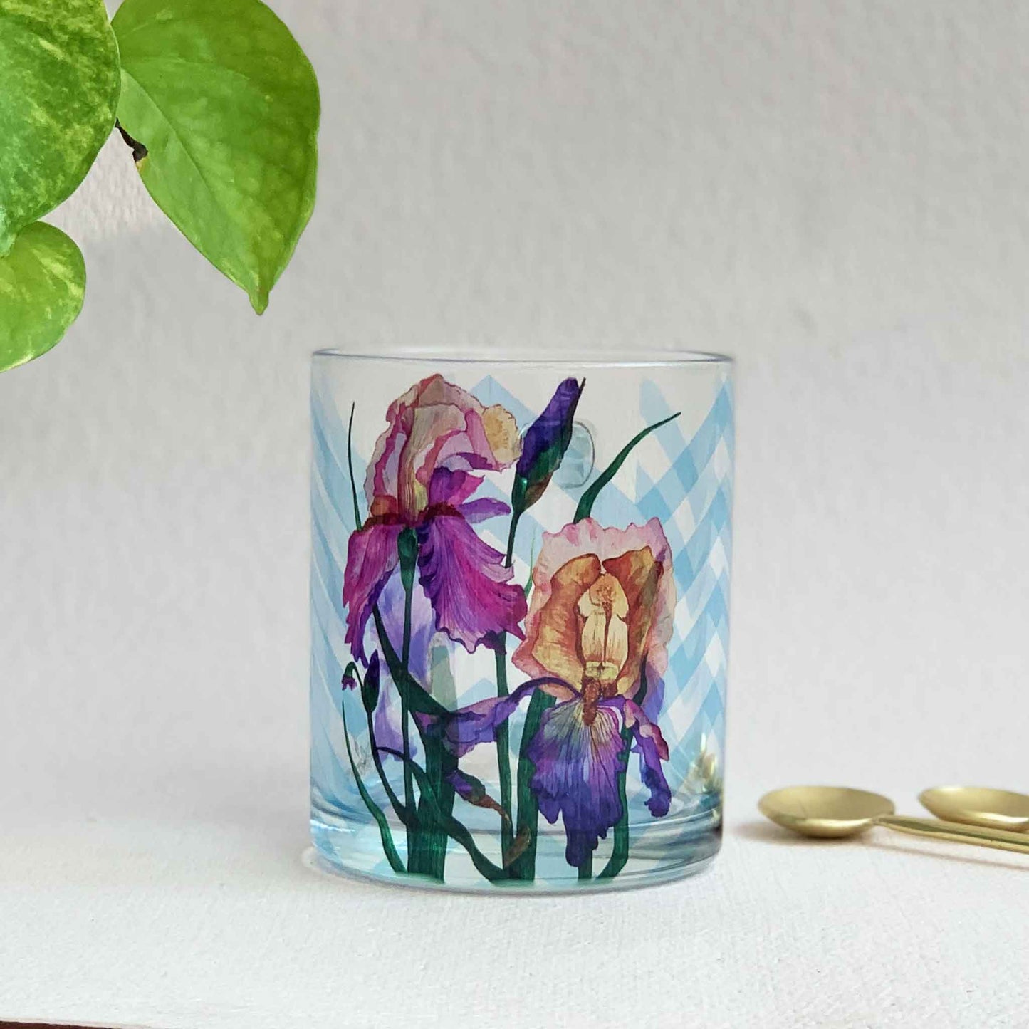 Studio Decorai The Royal Iris - Glass Mug