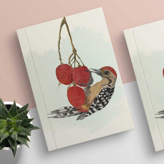 Studio Decorai Whimsical Woodpeckers - Birds of India - Notebook