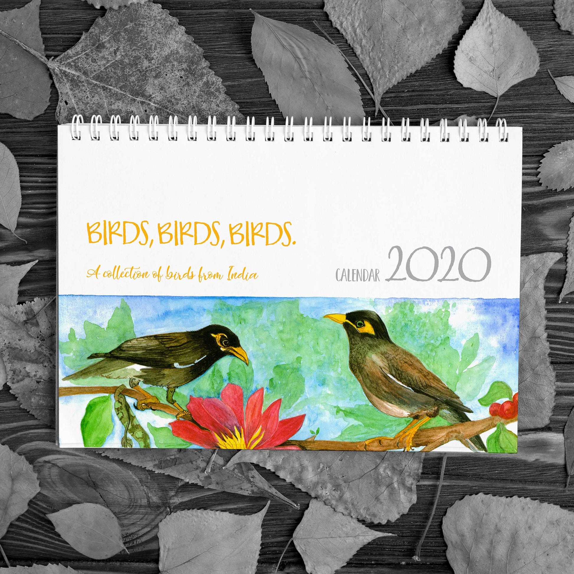 Birds of India 2020 Desk Calendar
