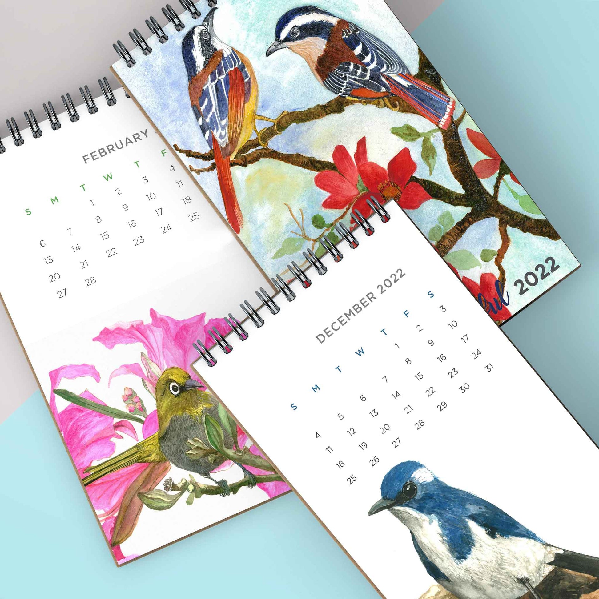 2022 calendar birds of india