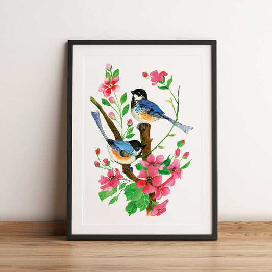 Studio Decorai Birds - Superb Fairy Wren - Art Prints