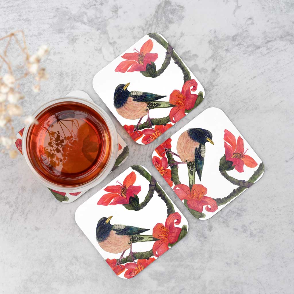 Studio Decorai Coasters More from Birds of India - Coasters (Set of 6)