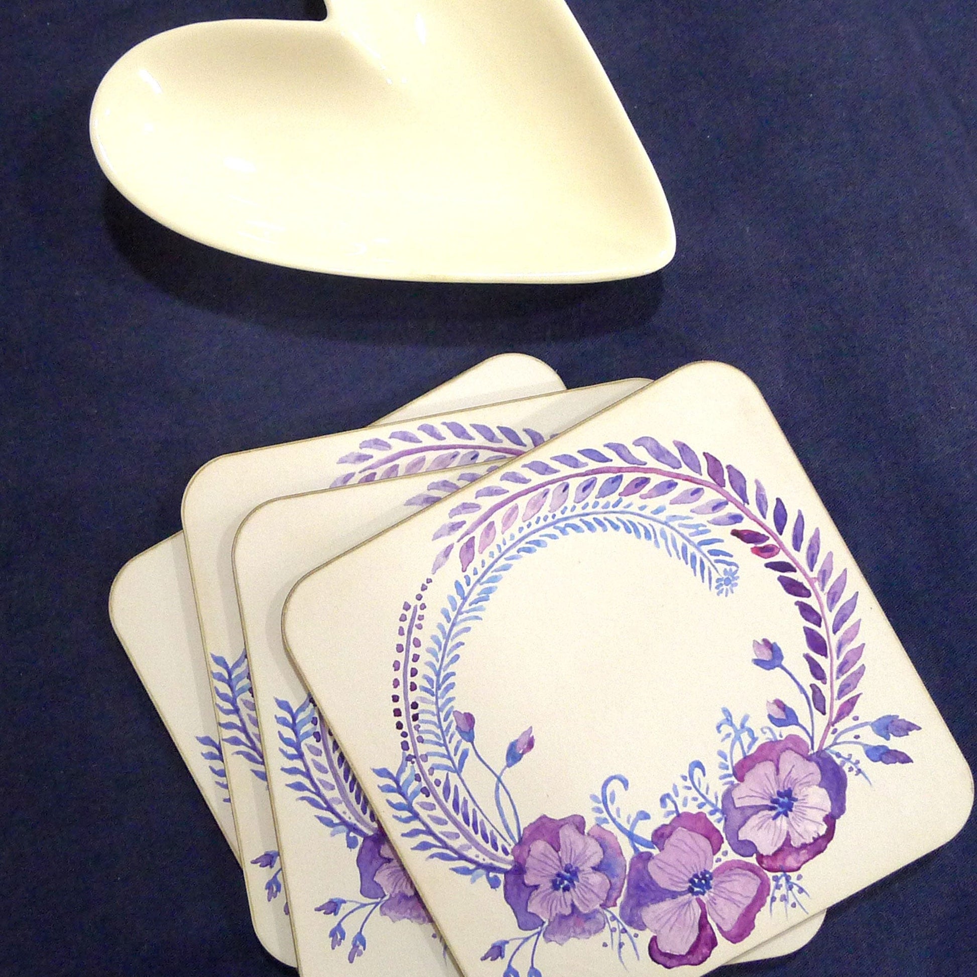 studio-decorai - Purple Haze - Coasters (Set of 6)
