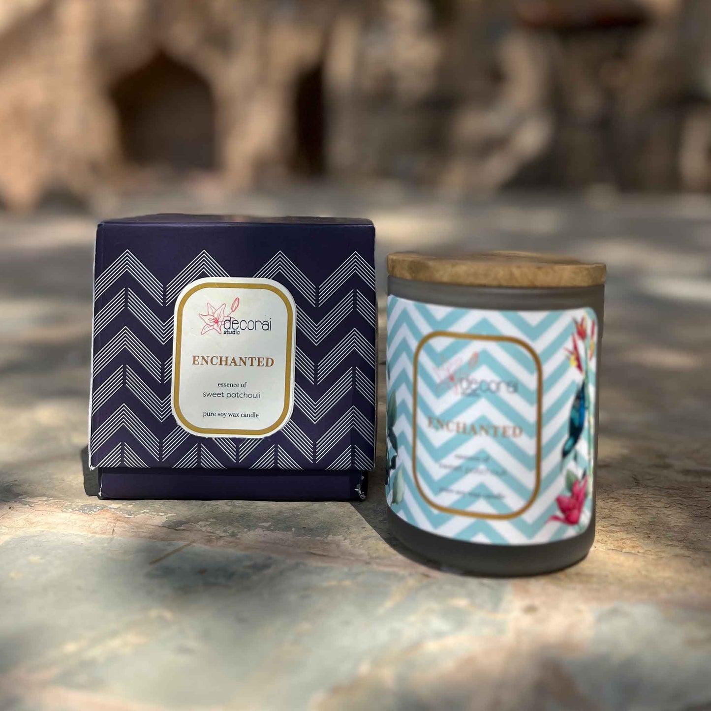 Studio Decorai Enchanted - Handmade Soy Wax & Essential Oils Candle - Sweet Patchouli