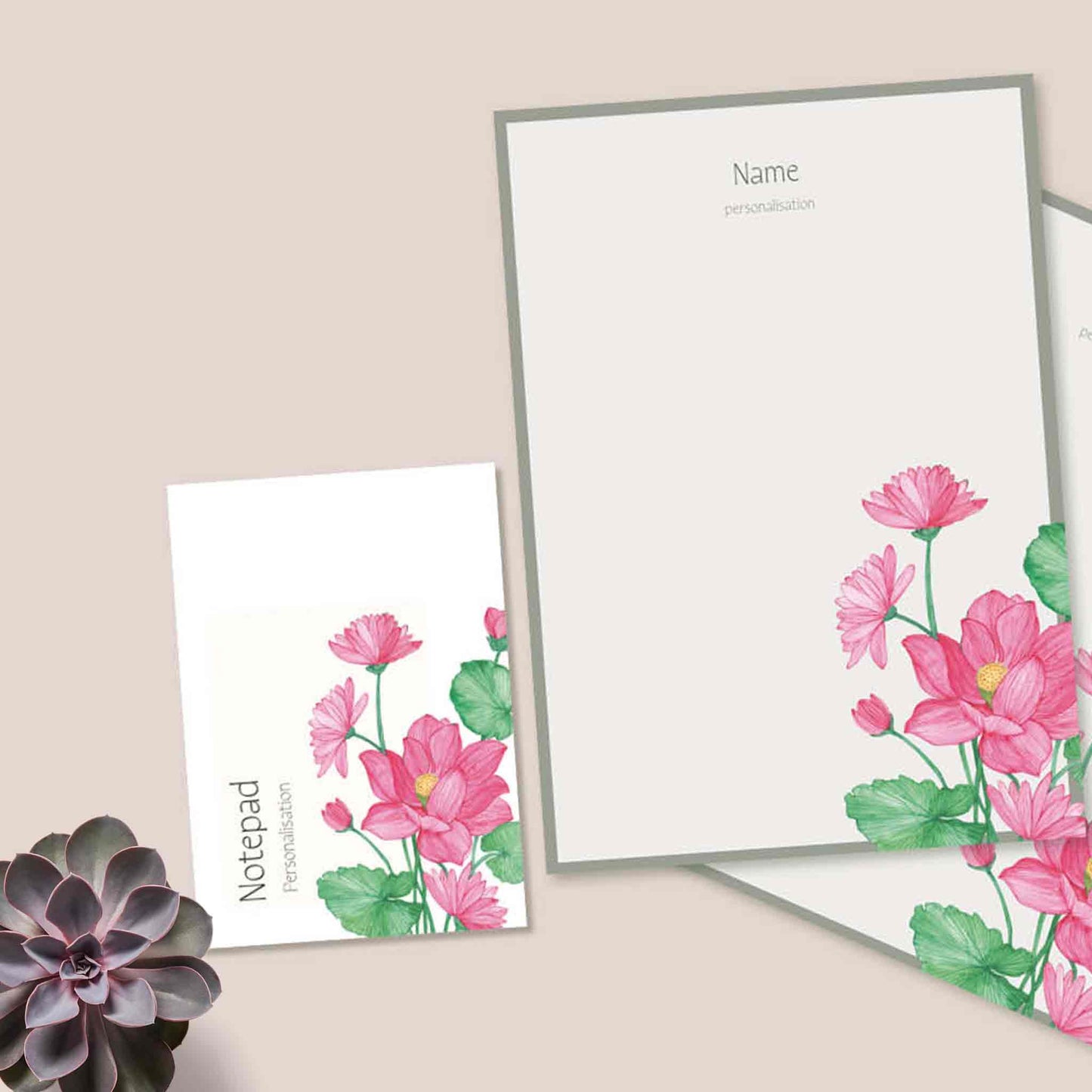 Studio Decorai Lily Pond - Personalized Stationery Set