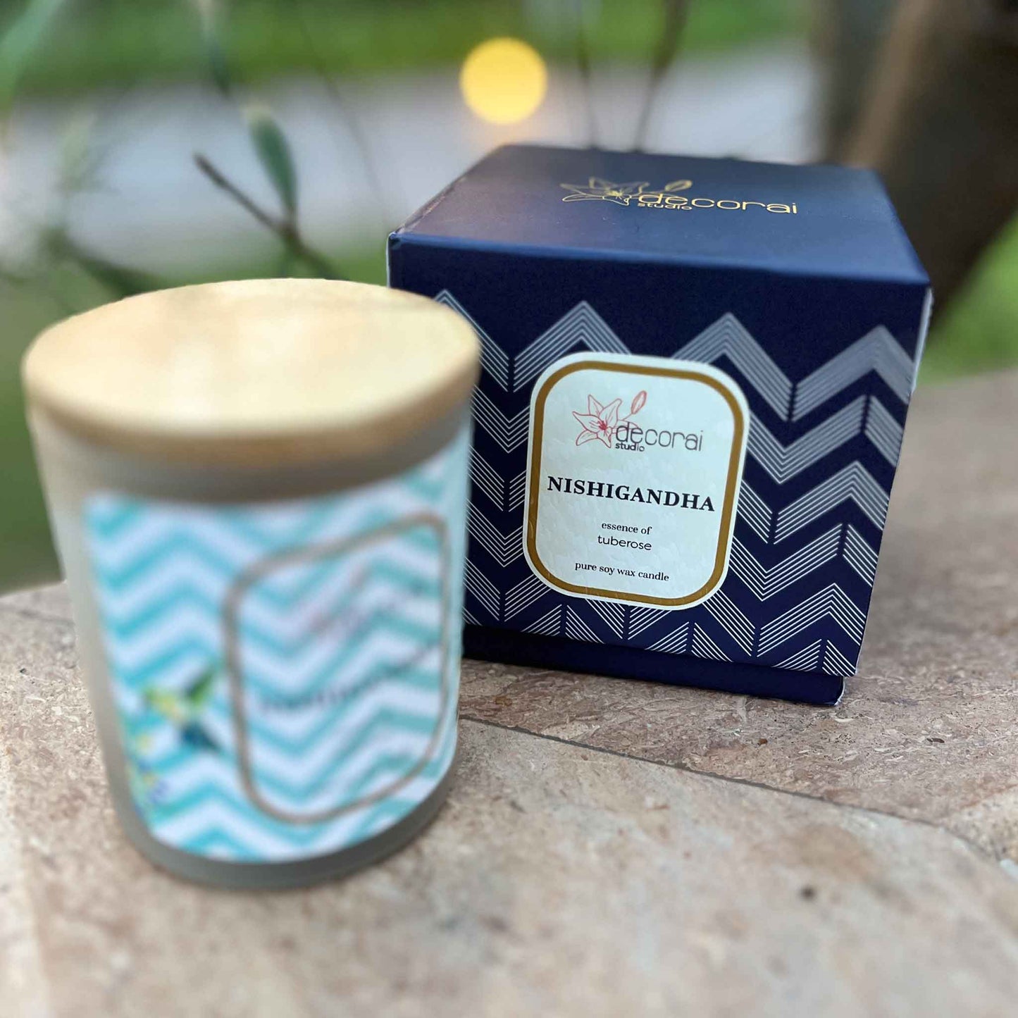 Studio Decorai Nishigandha - Handmade Soy Wax Candle