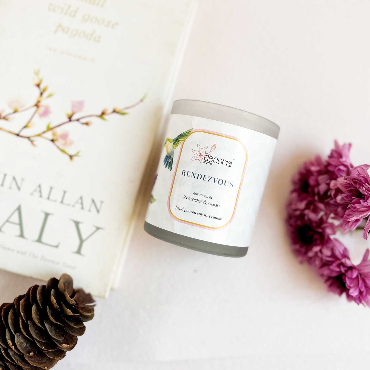 Studio Decorai Rendezvous - Handmade Soy Wax & Essential Oils Candle - Lavender & Oud