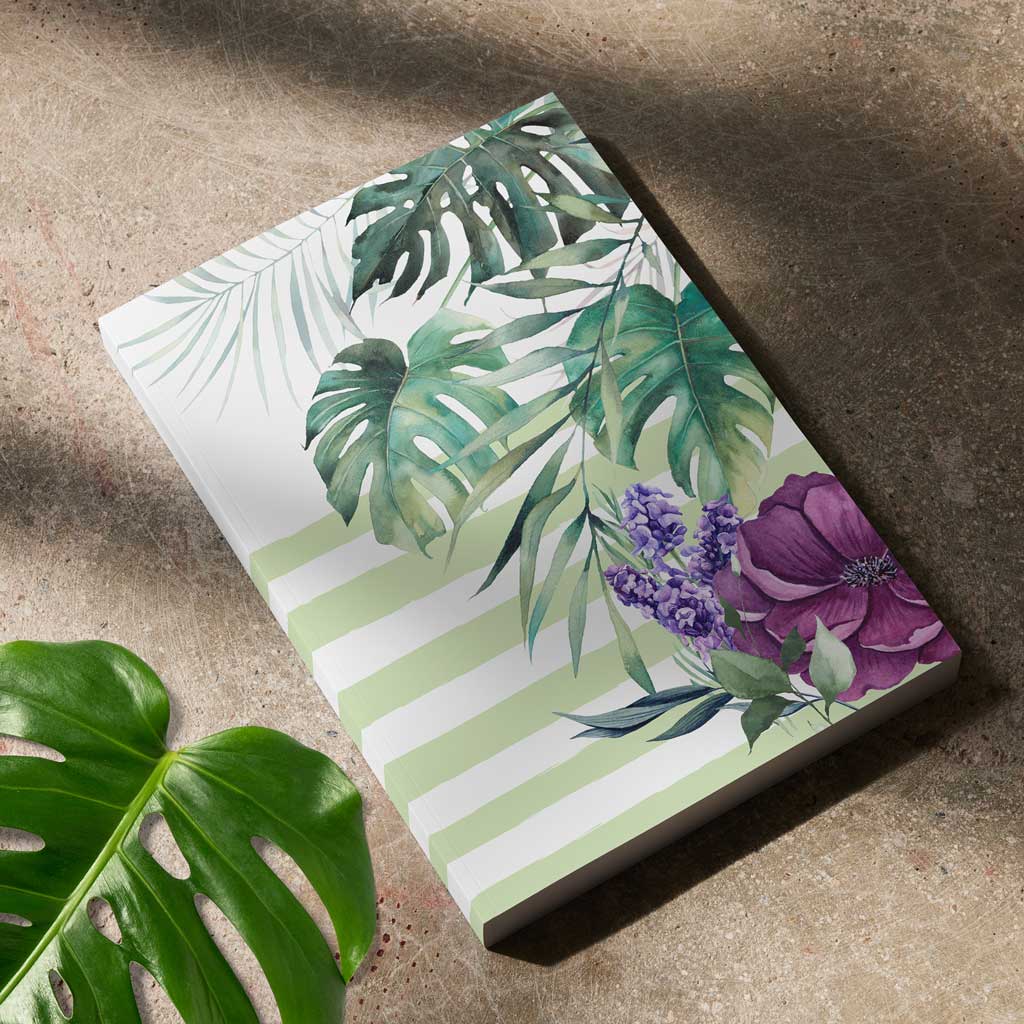 Studio Decorai Soft Back Notebooks - Unruled Tropical Sunshine - Notebook