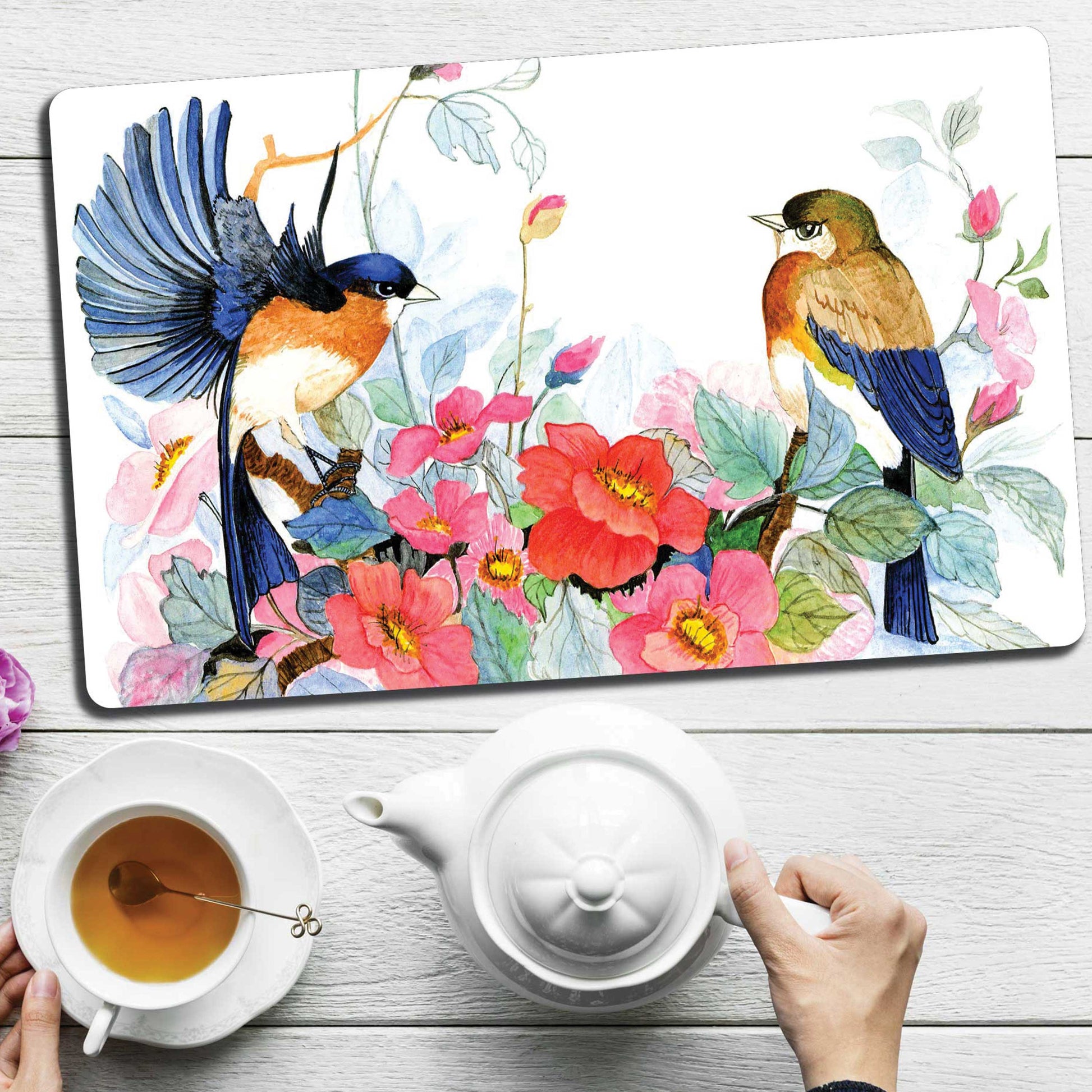 Studio Decorai Table Mats Dance of the Lazulis  - Bird Themed Table Mats