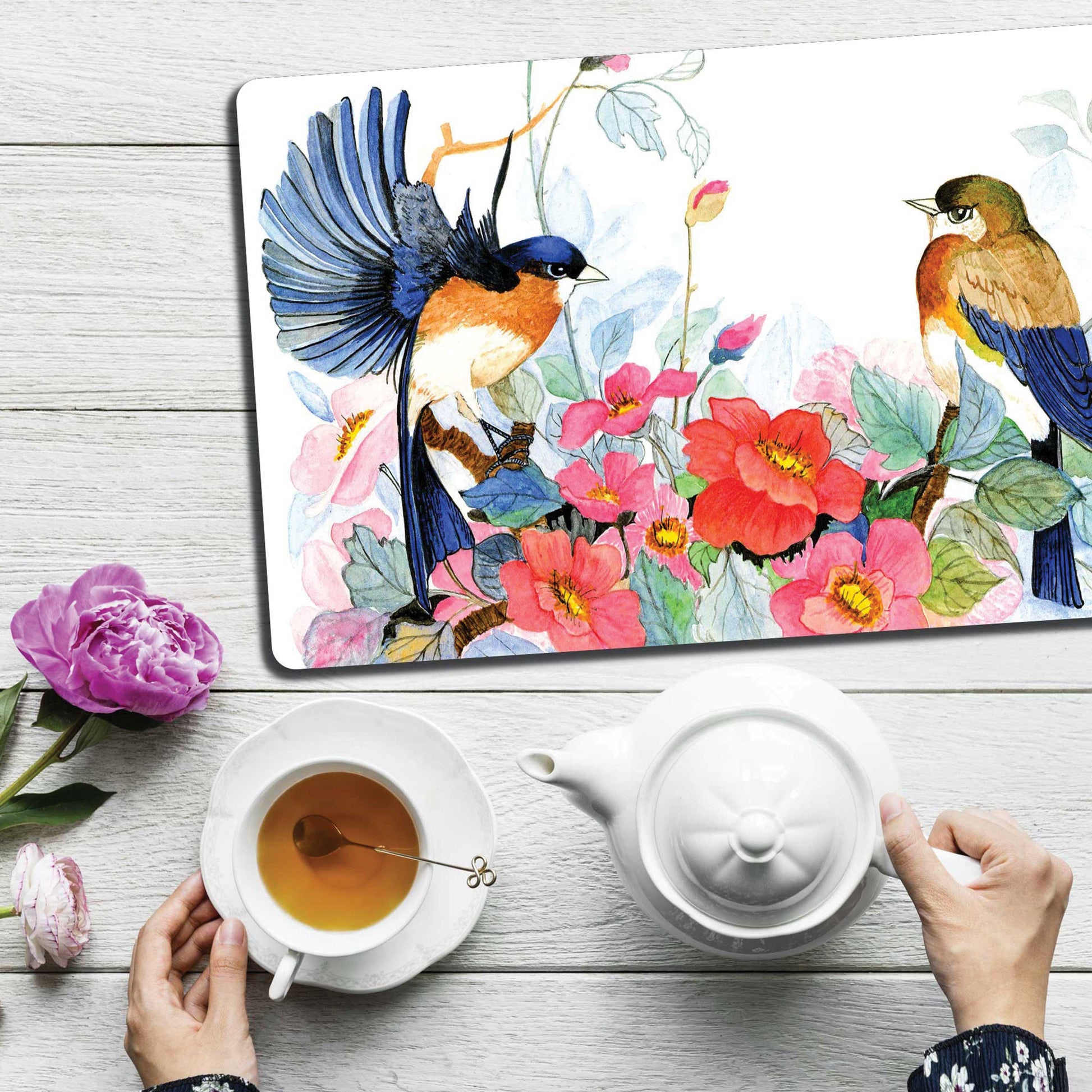 Studio Decorai Table Mats Dance of the Lazulis  - Bird Themed Table Mats