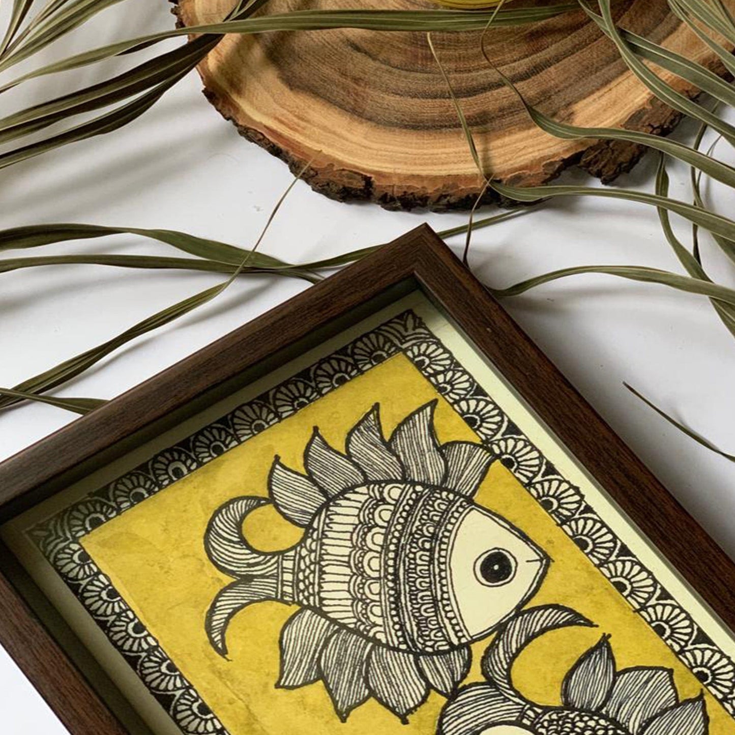 studio-decorai - Matsya - A tale of fish - Rectangular Tray