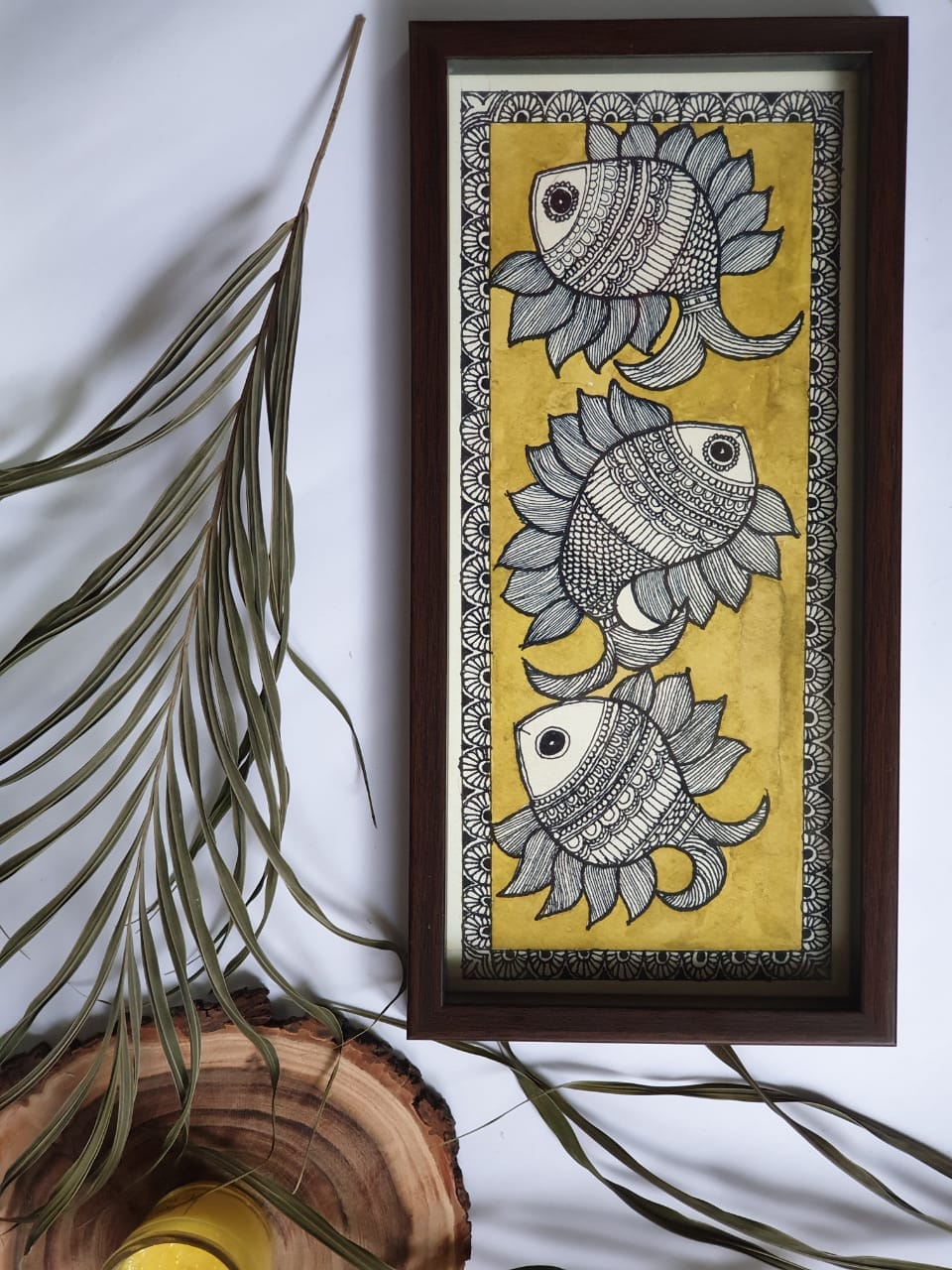 studio-decorai - Matsya - A tale of fish - Rectangular Tray