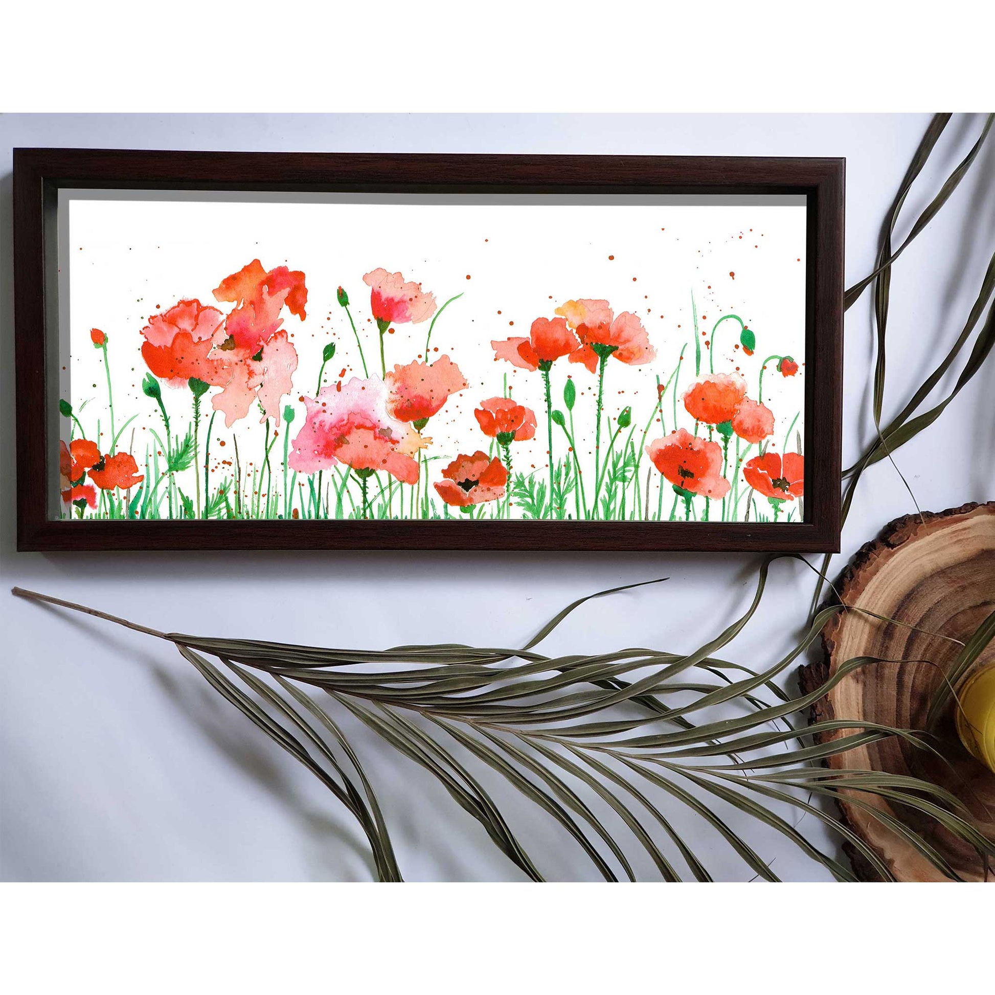 studio-decorai - Splash of Flowers - Rectangular Tray