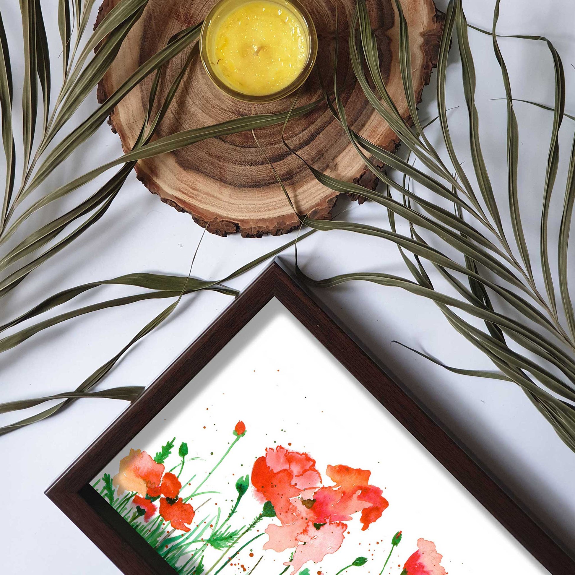 studio-decorai - Splash of Flowers - Rectangular Tray